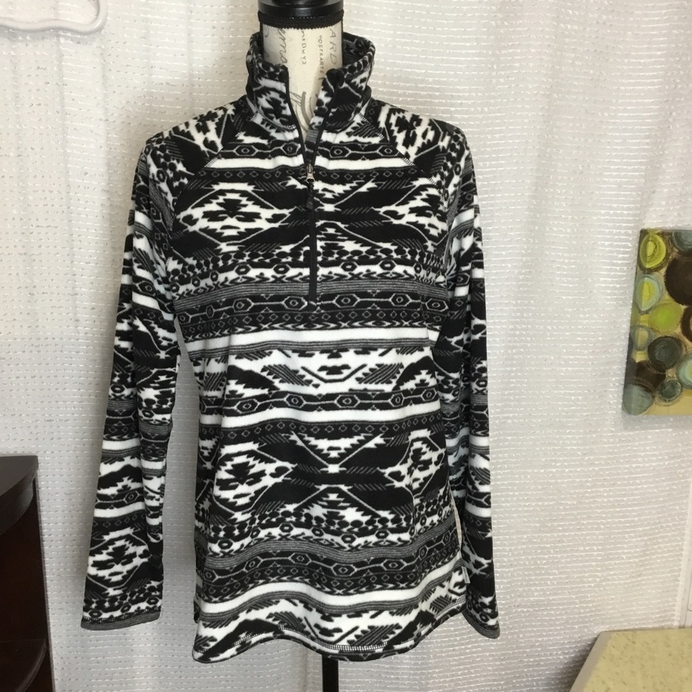Eddie Bauer Ultrasoft Fleece Quarter Zip Pullover Jacket New!